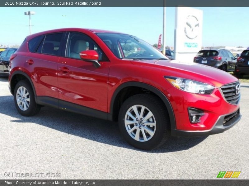 Soul Red Metallic / Sand 2016 Mazda CX-5 Touring