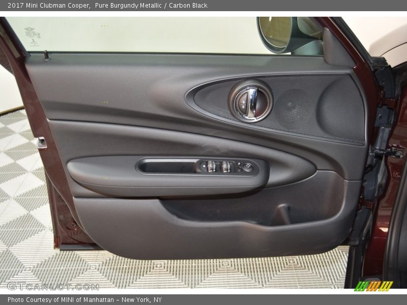 Pure Burgundy Metallic / Carbon Black 2017 Mini Clubman Cooper