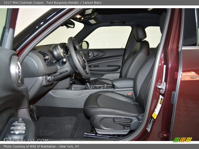 Pure Burgundy Metallic / Carbon Black 2017 Mini Clubman Cooper