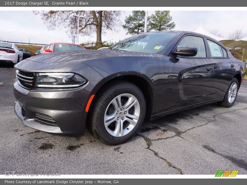 Granite Pearl / Black 2017 Dodge Charger SE