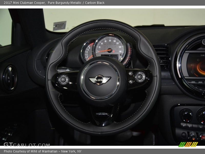 Pure Burgundy Metallic / Carbon Black 2017 Mini Clubman Cooper