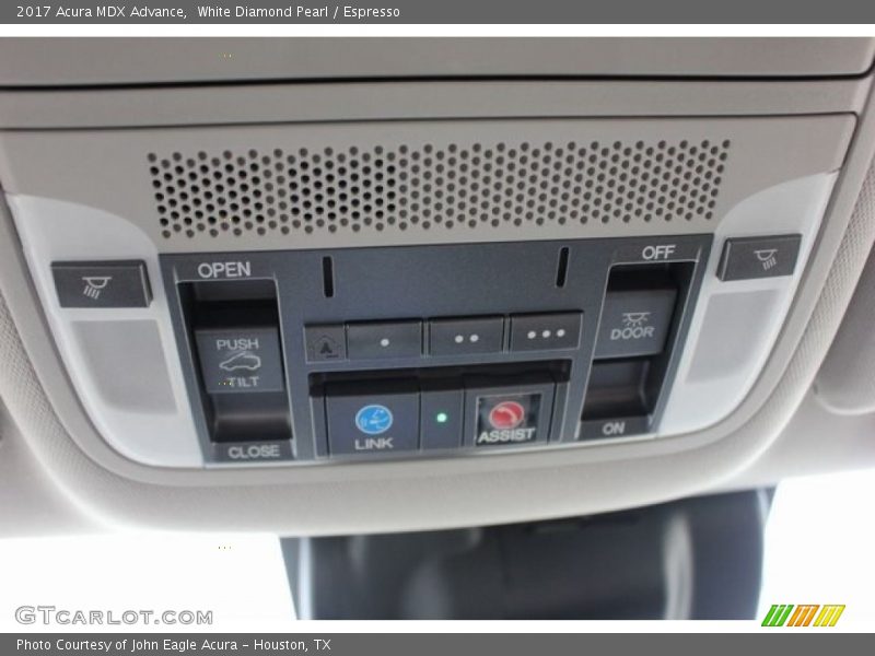 White Diamond Pearl / Espresso 2017 Acura MDX Advance