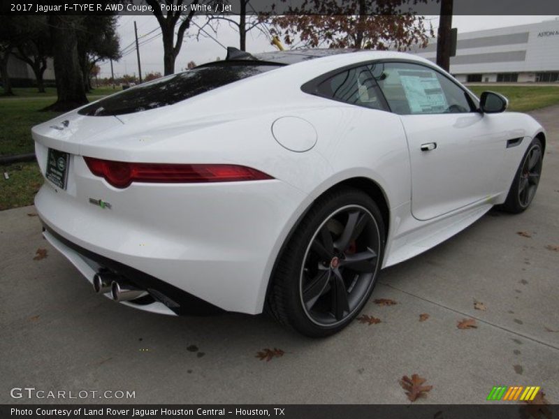 Polaris White / Jet 2017 Jaguar F-TYPE R AWD Coupe