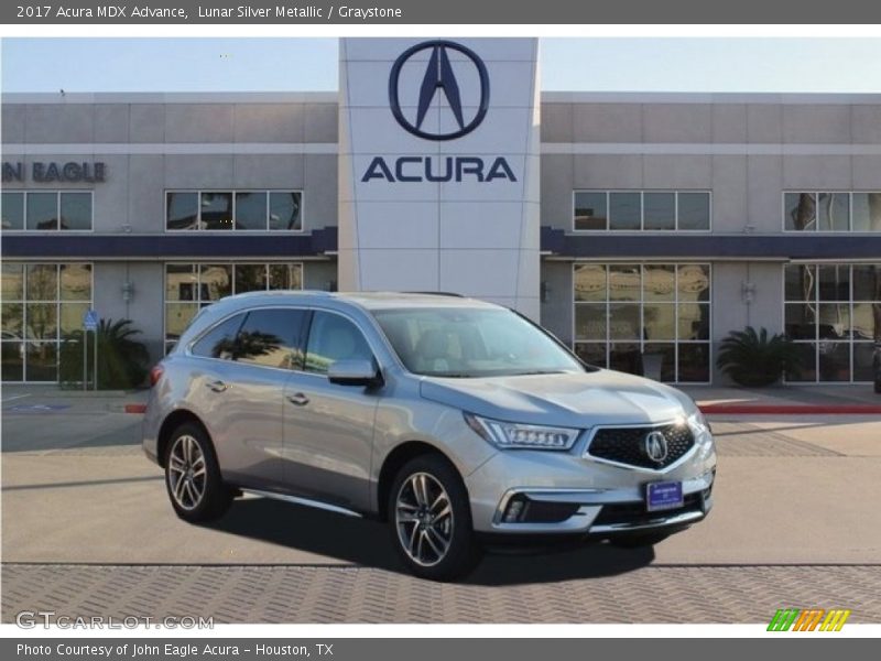 Lunar Silver Metallic / Graystone 2017 Acura MDX Advance