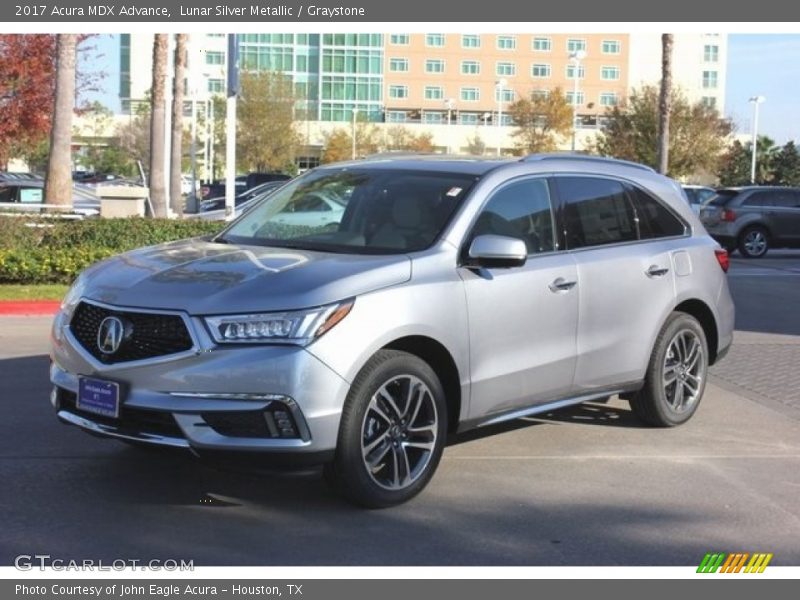 Lunar Silver Metallic / Graystone 2017 Acura MDX Advance
