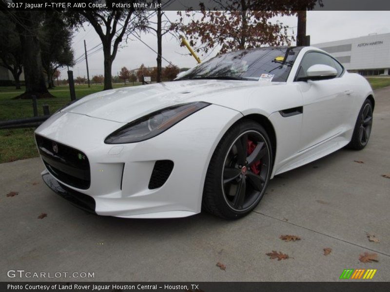 Polaris White / Jet 2017 Jaguar F-TYPE R AWD Coupe