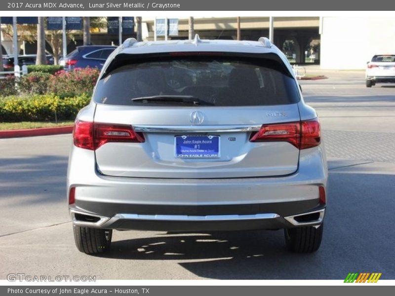 Lunar Silver Metallic / Graystone 2017 Acura MDX Advance