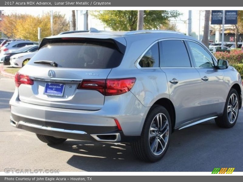 Lunar Silver Metallic / Graystone 2017 Acura MDX Advance