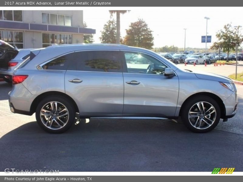 Lunar Silver Metallic / Graystone 2017 Acura MDX Advance