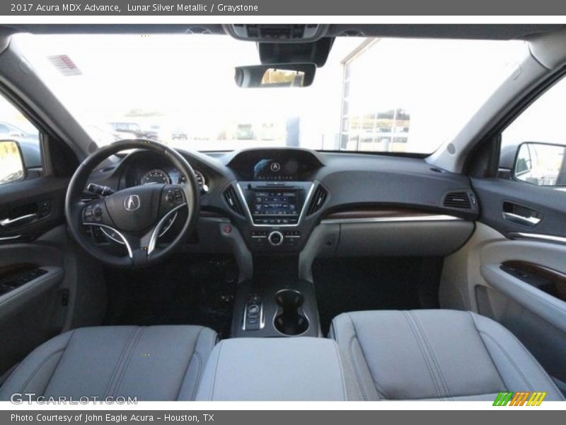Lunar Silver Metallic / Graystone 2017 Acura MDX Advance