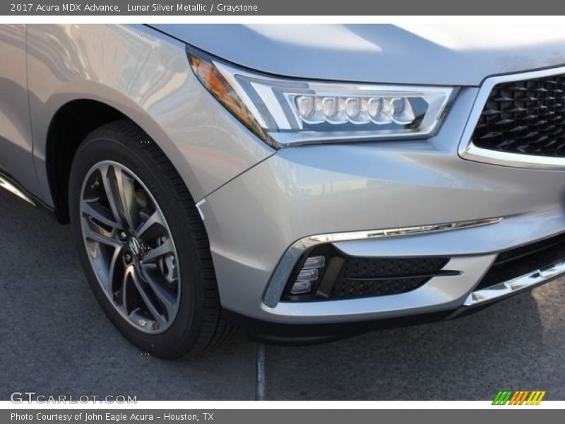 Lunar Silver Metallic / Graystone 2017 Acura MDX Advance