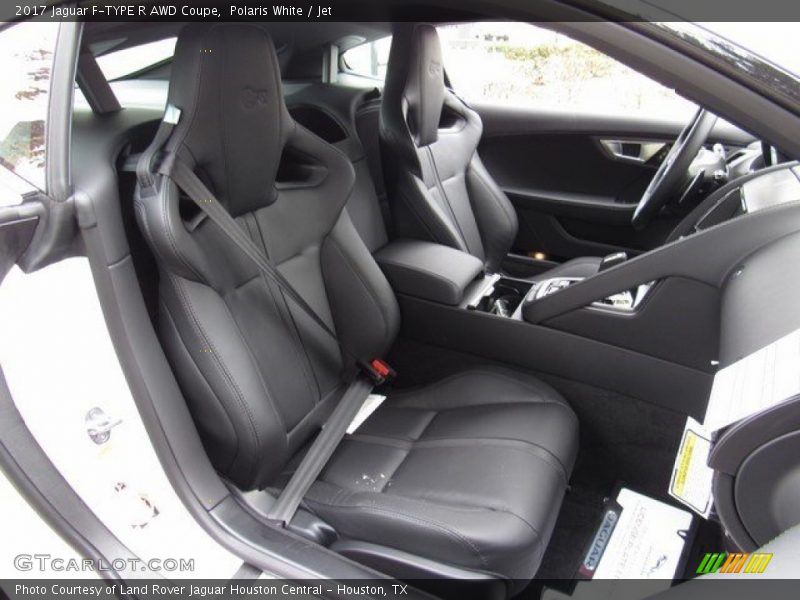 Polaris White / Jet 2017 Jaguar F-TYPE R AWD Coupe