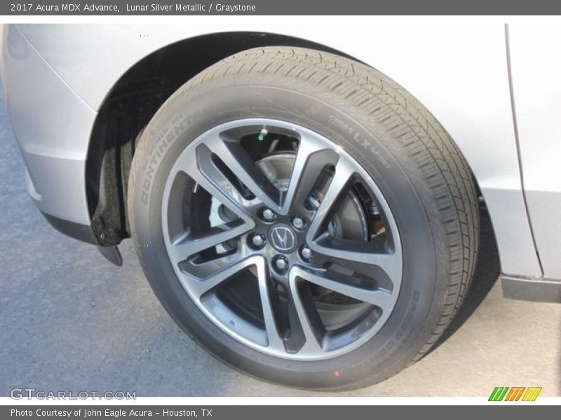 Lunar Silver Metallic / Graystone 2017 Acura MDX Advance