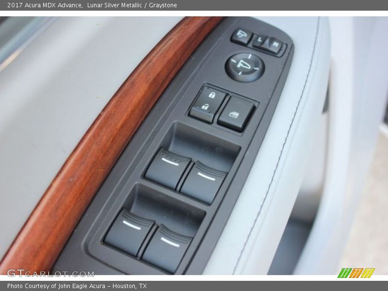 Lunar Silver Metallic / Graystone 2017 Acura MDX Advance