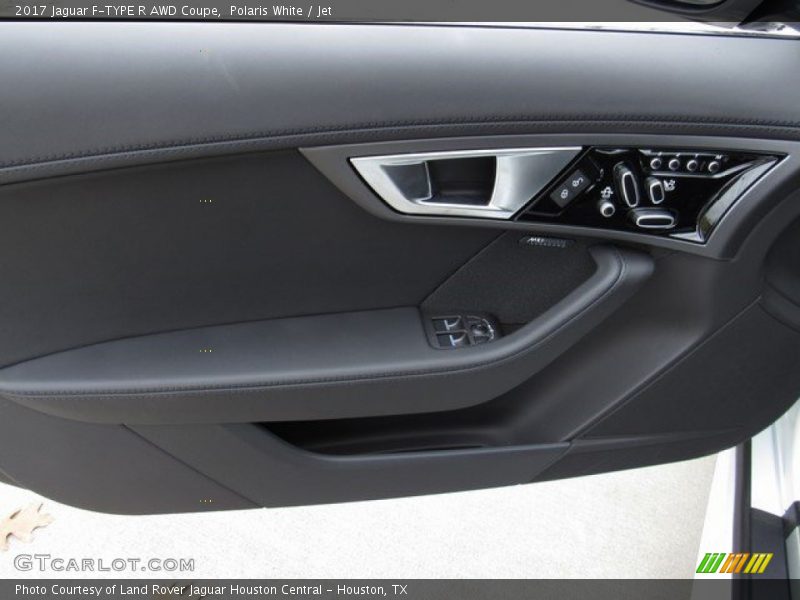 Polaris White / Jet 2017 Jaguar F-TYPE R AWD Coupe