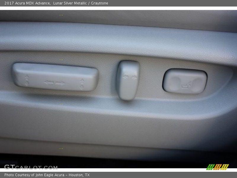 Lunar Silver Metallic / Graystone 2017 Acura MDX Advance