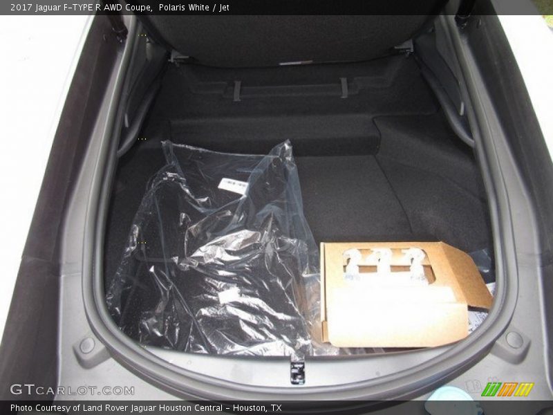Polaris White / Jet 2017 Jaguar F-TYPE R AWD Coupe