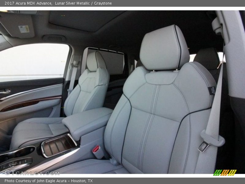 Lunar Silver Metallic / Graystone 2017 Acura MDX Advance