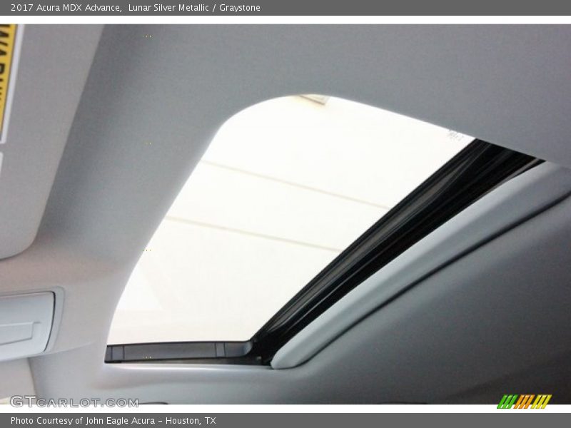 Lunar Silver Metallic / Graystone 2017 Acura MDX Advance