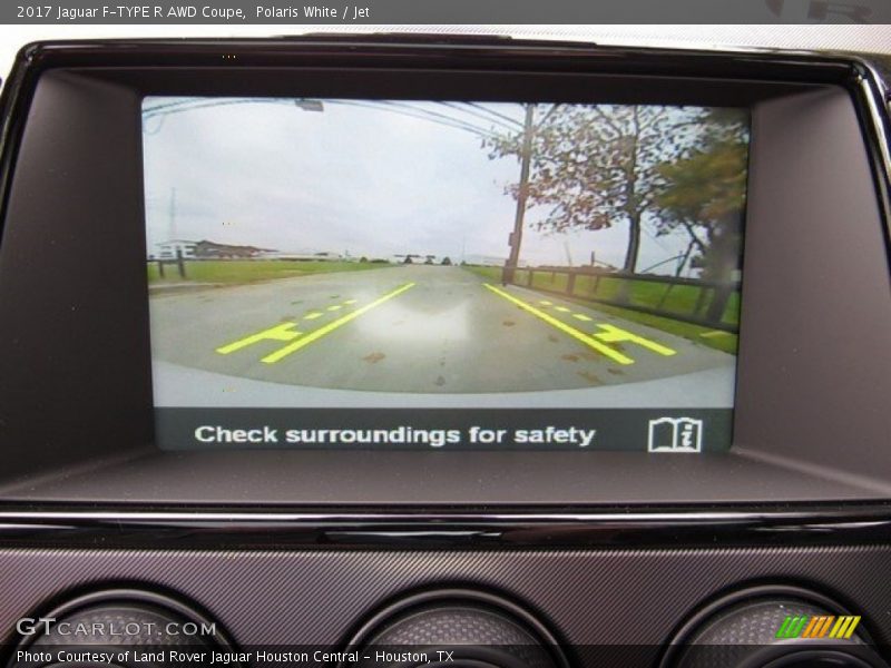 Polaris White / Jet 2017 Jaguar F-TYPE R AWD Coupe