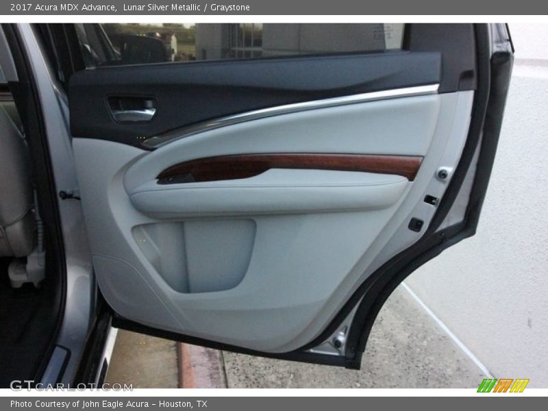 Lunar Silver Metallic / Graystone 2017 Acura MDX Advance