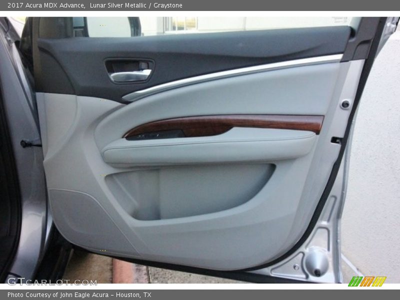 Lunar Silver Metallic / Graystone 2017 Acura MDX Advance