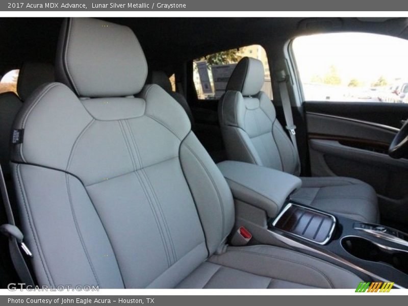 Lunar Silver Metallic / Graystone 2017 Acura MDX Advance