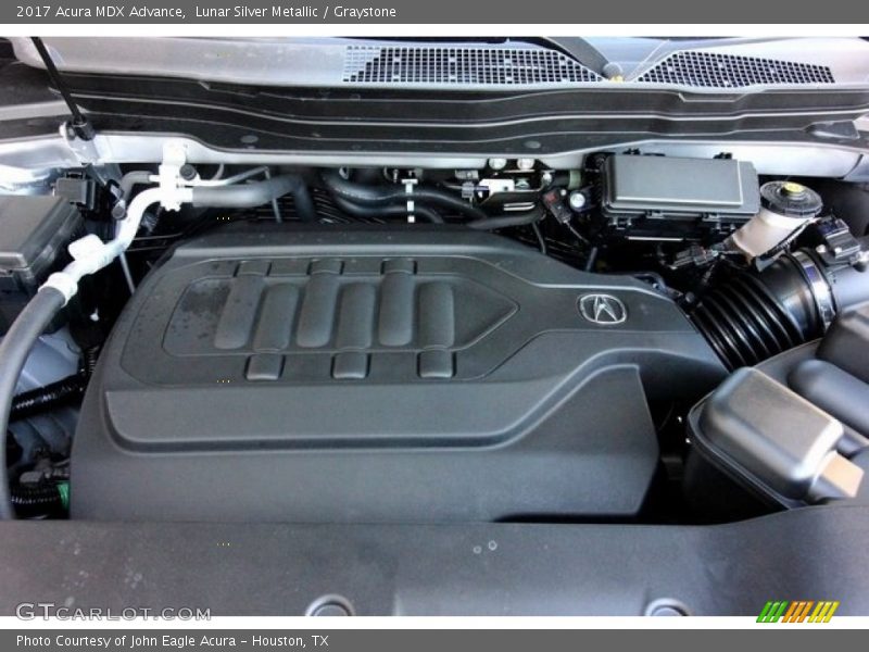 Lunar Silver Metallic / Graystone 2017 Acura MDX Advance
