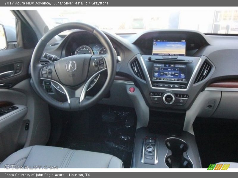 Lunar Silver Metallic / Graystone 2017 Acura MDX Advance
