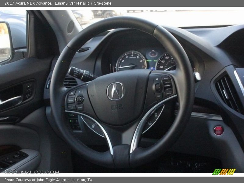Lunar Silver Metallic / Graystone 2017 Acura MDX Advance