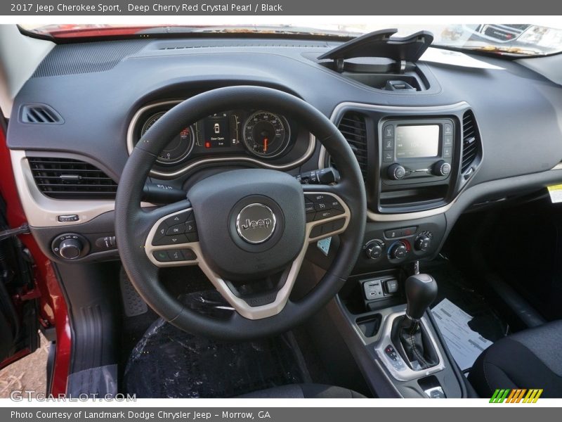  2017 Cherokee Sport Black Interior