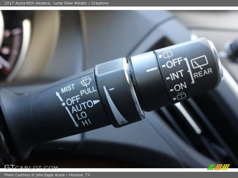 Lunar Silver Metallic / Graystone 2017 Acura MDX Advance