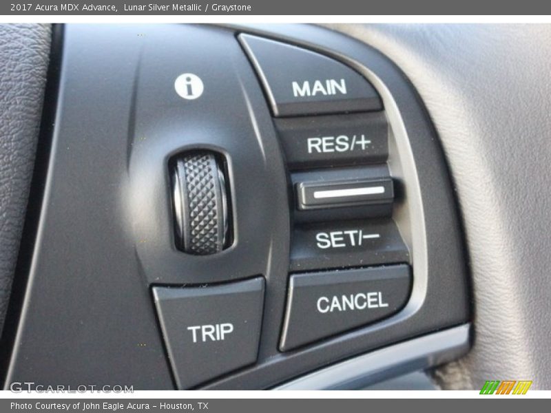 Lunar Silver Metallic / Graystone 2017 Acura MDX Advance