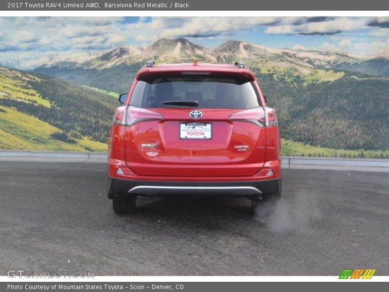 Barcelona Red Metallic / Black 2017 Toyota RAV4 Limited AWD