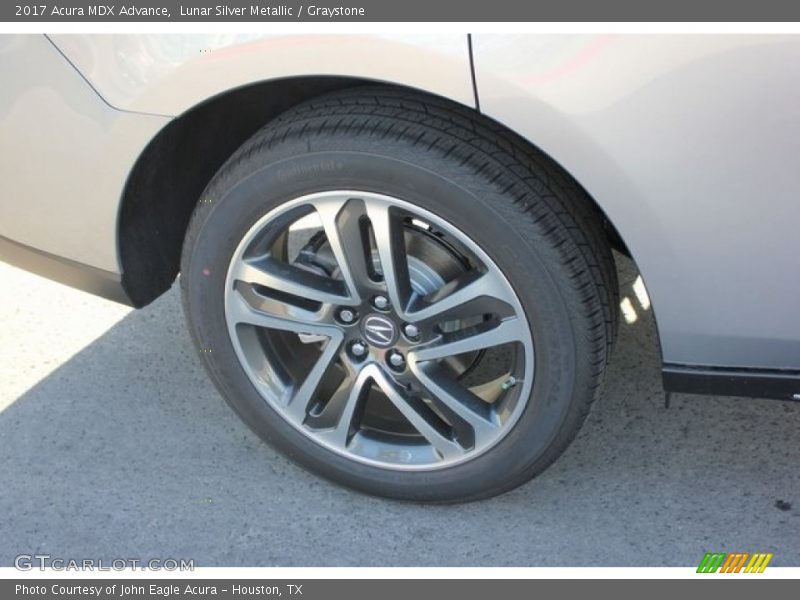 Lunar Silver Metallic / Graystone 2017 Acura MDX Advance