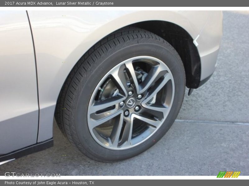 Lunar Silver Metallic / Graystone 2017 Acura MDX Advance
