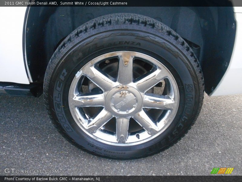 Summit White / Cocoa/Light Cashmere 2011 GMC Yukon Denali AWD
