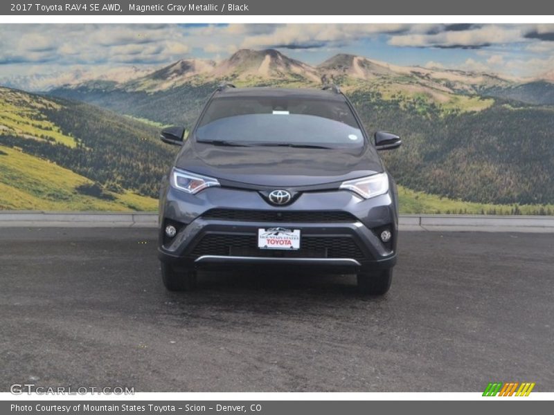 Magnetic Gray Metallic / Black 2017 Toyota RAV4 SE AWD