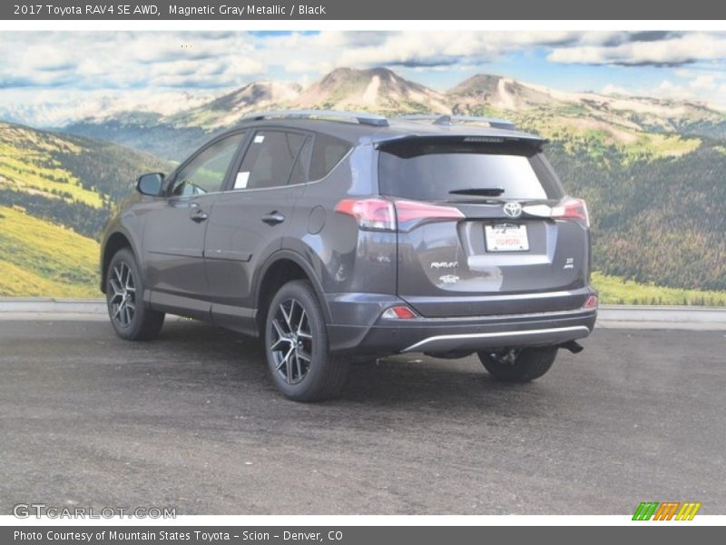 Magnetic Gray Metallic / Black 2017 Toyota RAV4 SE AWD