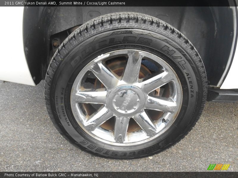 Summit White / Cocoa/Light Cashmere 2011 GMC Yukon Denali AWD
