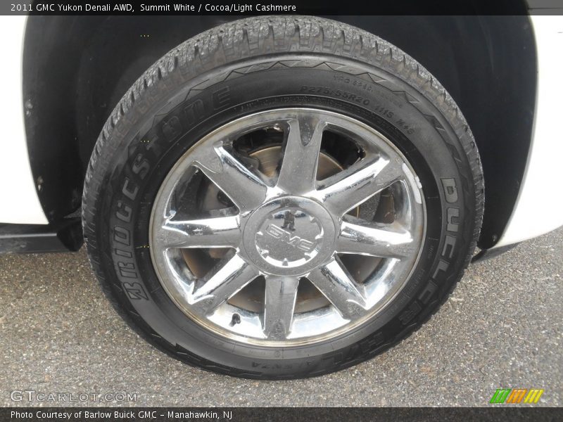 Summit White / Cocoa/Light Cashmere 2011 GMC Yukon Denali AWD