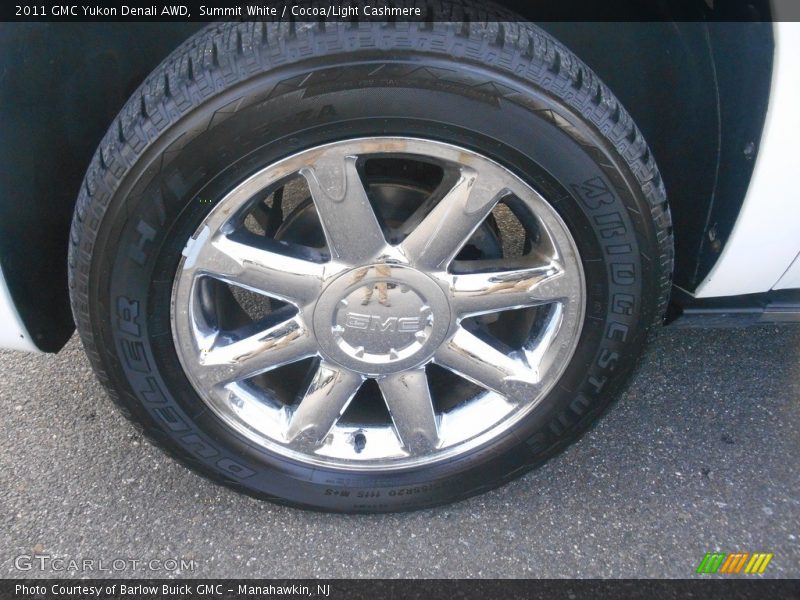 Summit White / Cocoa/Light Cashmere 2011 GMC Yukon Denali AWD
