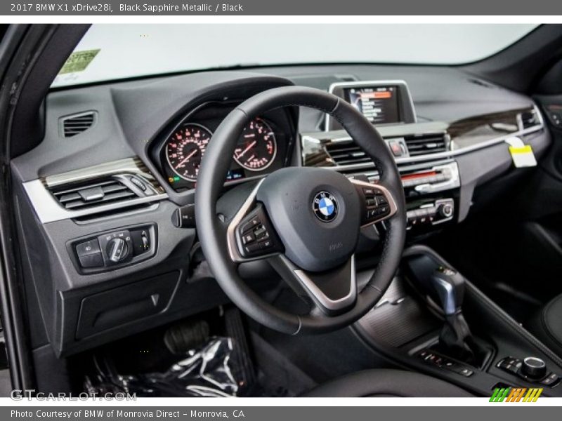 Black Sapphire Metallic / Black 2017 BMW X1 xDrive28i
