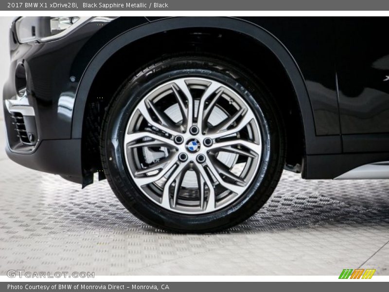 Black Sapphire Metallic / Black 2017 BMW X1 xDrive28i