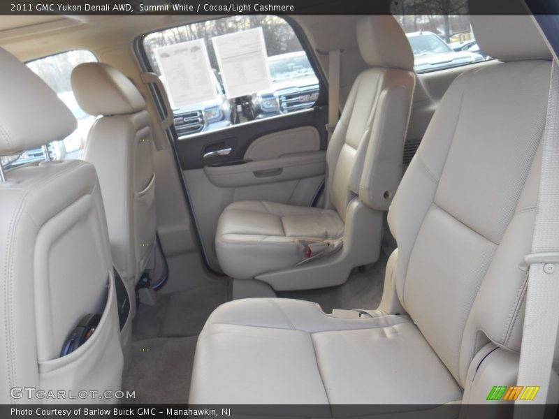 Summit White / Cocoa/Light Cashmere 2011 GMC Yukon Denali AWD