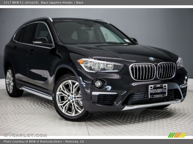 Black Sapphire Metallic / Black 2017 BMW X1 xDrive28i