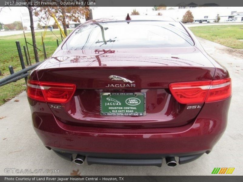 Odyssey Red / Latte 2017 Jaguar XE 25t Premium