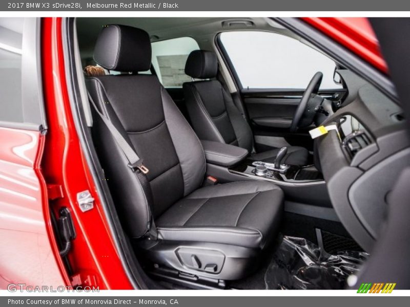 Melbourne Red Metallic / Black 2017 BMW X3 sDrive28i