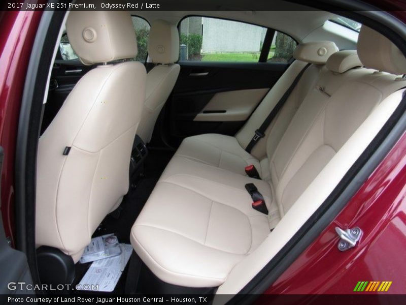 Rear Seat of 2017 XE 25t Premium