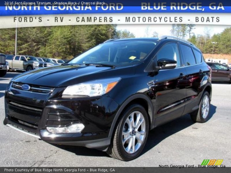Shadow Black / Charcoal Black 2016 Ford Escape Titanium